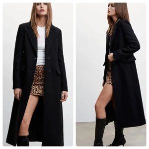 MANGO X Camille NWT Linda Wool Overcoat
